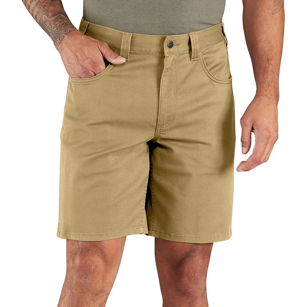 USED Carhartt Men's 106280 Force® Fit Short -9 Inch - 32W - Golden Sand